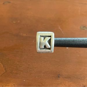Pandora Retired Letter K Charm